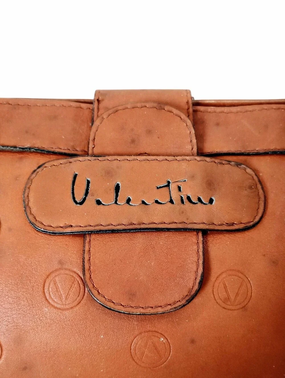 Valentino Garavani Vintage Leather Clutch Project Bag - Picture 2 of 16